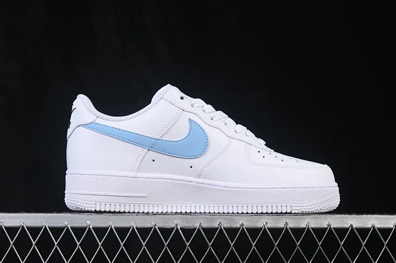 All categories Nk Air Force 1 Air Force series Nk Air Force 1 Low Air Force low-top Nike Air Force 1'07 Low white blue small hook Air Force 1 low-top casual sneakers ZH0316-121
